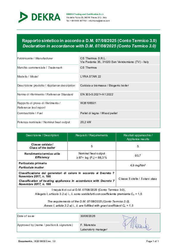 Documentazione Conto Termico